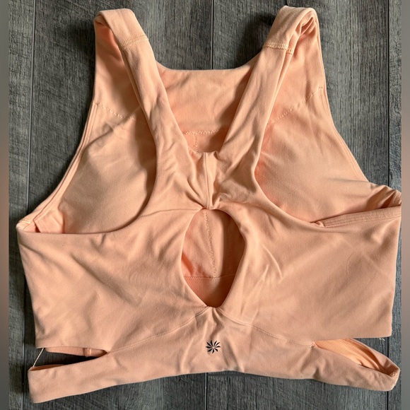 Peach Athleta Conscious Crop top - Picture 3 of 3